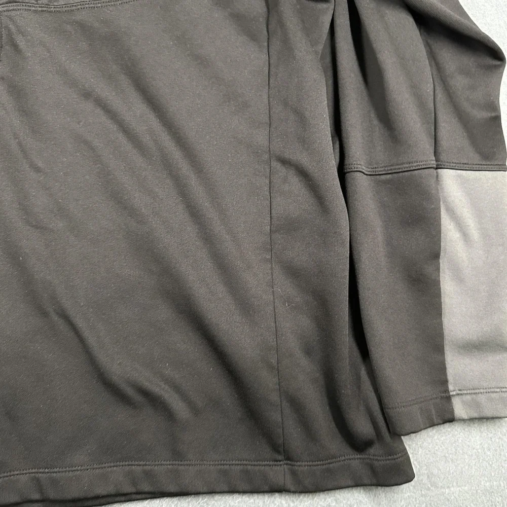 The North Face Pullover Mens 2XL Black 1/4 Zip Mock Neck Fleece Stretch CUGO